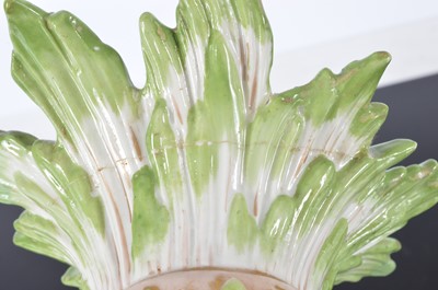 Lot 3 - A late Regency Staffordshire porcelain centrepiece stand