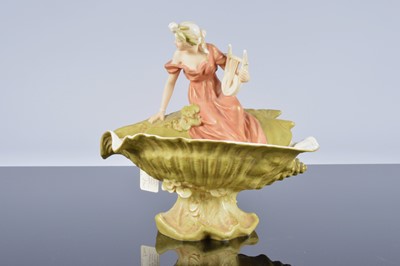 Lot 37 - A Royal Dux porcelain figural group