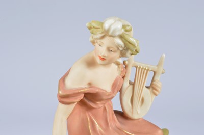 Lot 37 - A Royal Dux porcelain figural group