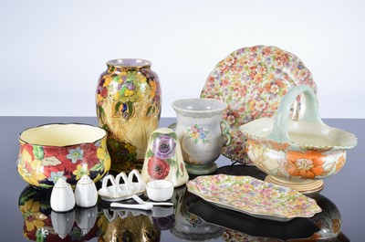 Lot 72 - A collection of Art Deco period and later ceramics