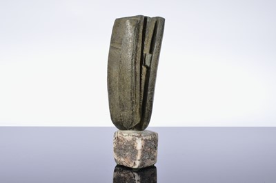 Lot 109 - Peter Hayes (born 1946) Raku and stoneware, folded sculptural form