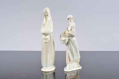 Lot 141 - Six Lladro porcelain figures