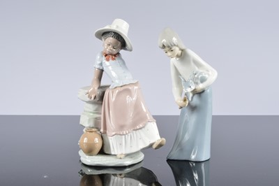 Lot 141 - Six Lladro porcelain figures