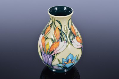 Lot 151 - A Moorcroft Pottery exotic flower vase by Philip Gibson