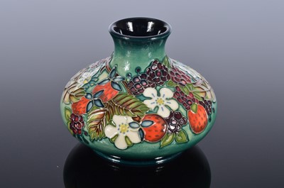 Lot 157 - A Moorcroft Pottery "Carousel" pattern  squat vase