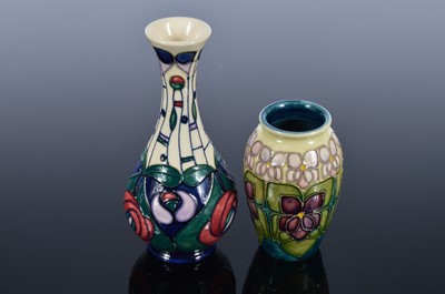 Lot 158 - Two Moorcroft Pottery vases