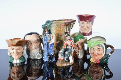 Lot 161 - Eight Royal Doulton pottery items