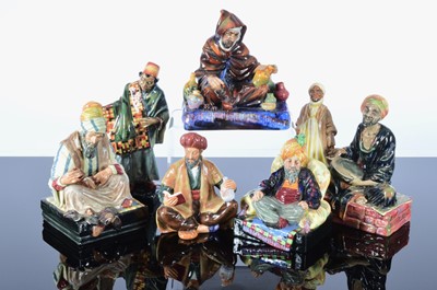 Lot 162 - Seven Royal Doulton Middle Eastern themed figures