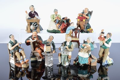 Lot 163 - Ten Royal Doulton professional themed figures