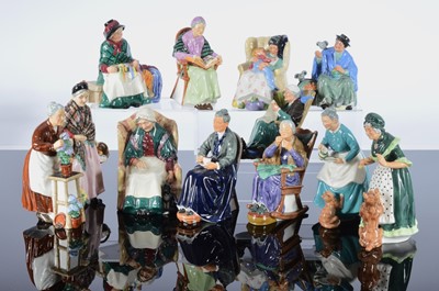 Lot 164 - Twelve Royal Doulton senior female figures