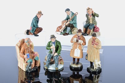 Lot 167 - Seven Royal Doulton figures