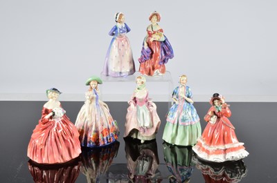 Lot 176 - Seven Royal Doulton Lady figures