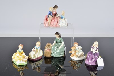 Lot 178 - Six Royal Doulton figures