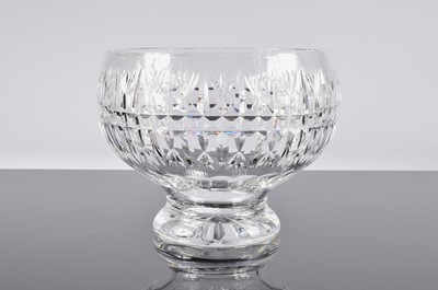 Lot 266 - A large Waterford Crystal cut glass footed bowl