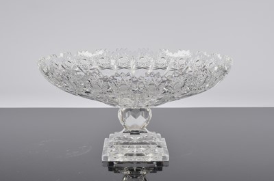 Lot 266 - A large Waterford Crystal cut glass footed bowl