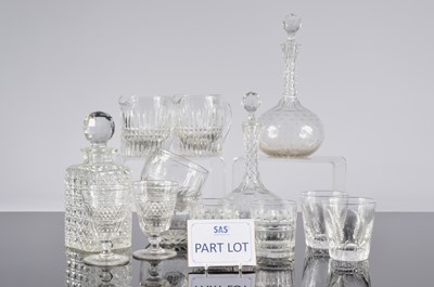 Lot 268 - A good collection of cut glass and other glassware