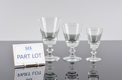 Lot 269 - A part suite of Scandinavian glass