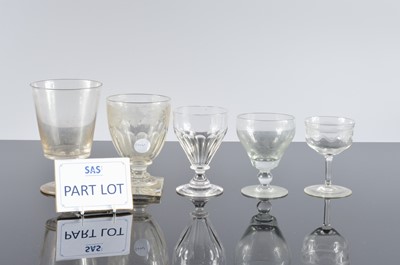 Lot 270 - Thirteen various 19th and 20th century glasses