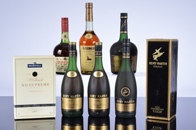 Lot 282 - Eight bottles of Cognac