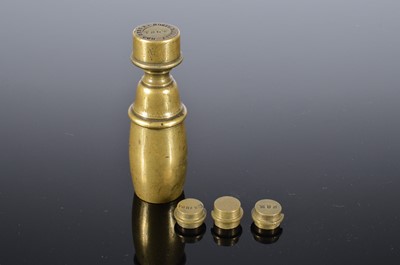 Lot 292 - A Victorian brass bottle wax seal