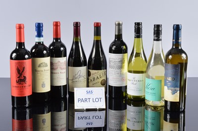 Lot 304 - Twelve bottles of red wine and five bottles of white wine