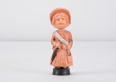 Lot 40 - A late 19th century or early 20th century German celluloid Suffragette