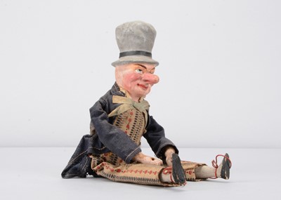 Lot 63 - A late 19th century Thüringen composition Ally Sloper puppet