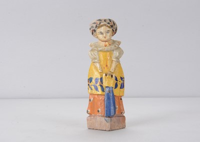 Lot 120 - A Sergiev Posad late 19th century trihedrial doll with child