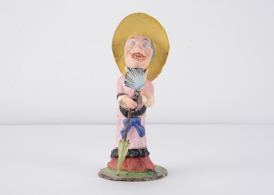 Lot 136 - A late 19th century Thüringen composition ugly woman nodder