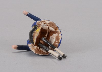 Lot 150 - A late 19th century German bristle dancing 18th century gentleman toy