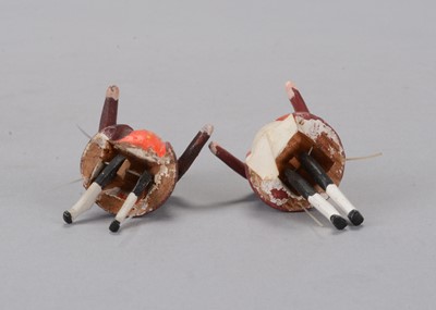 Lot 158 - Two 19th century German fat gentleman bristle toys