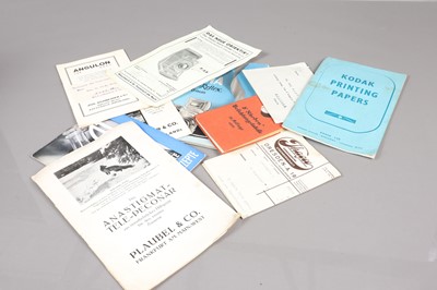 Lot 624 - German Camera Company Promotional Leaflets Advertising and Ephemera