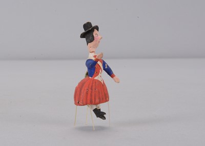 Lot 159 - A 19th century German Vivandière bristle toy