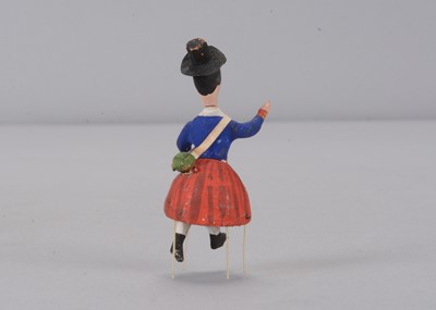 Lot 159 - A 19th century German Vivandière bristle toy