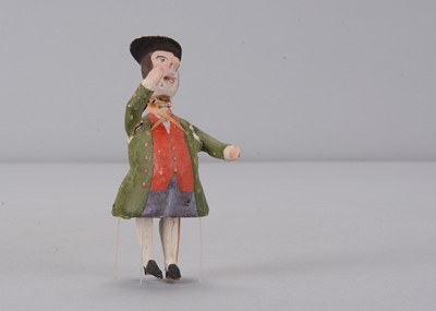 Lot 167 - A large mid 19th century German comic gentleman bristle toy