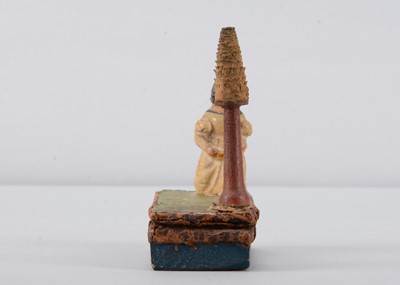 Lot 198 - A mid 19th century Thüringen girl and tree squeak toy