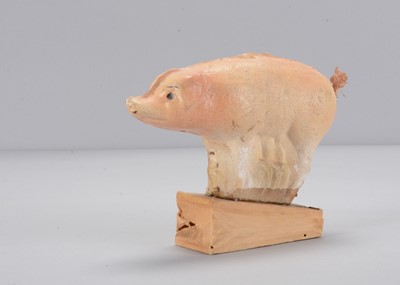 Lot 226 - An early 20th century pig squeak toy