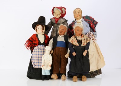Lot 223 - A large quantity of cloth dolls