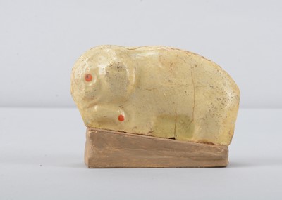 Lot 236 - A late 19th or early 20th century Geran white elephant squeak toy