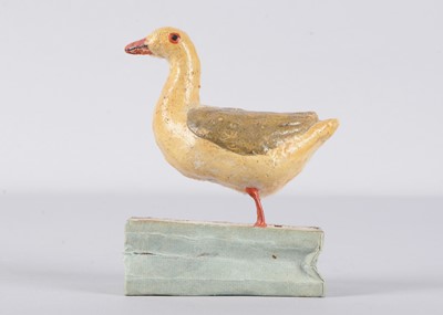 Lot 237 - A late 19th century Thüringen goose squeak toy