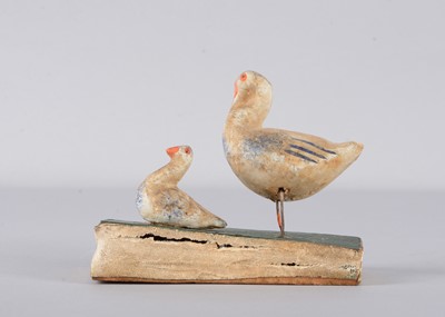 Lot 238 - A mid to late 19th century Thüringen geese squeak toy