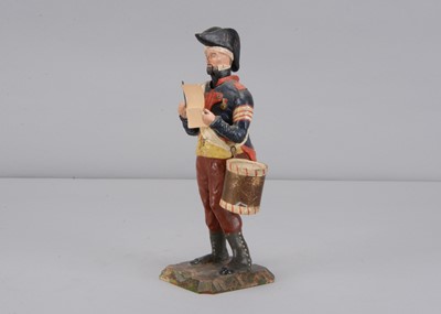 Lot 262 - A mid to late 19th century German composition French Gendarme cryer