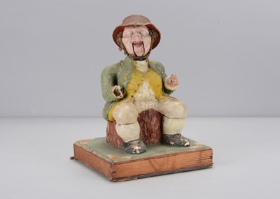 Lot 277 - A mid 19th century Thüringen seated John Bull nodder