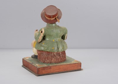Lot 277 - A mid 19th century Thüringen seated John Bull nodder