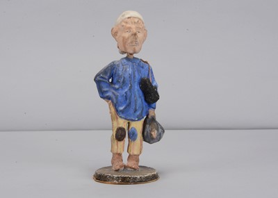 Lot 287 - A late 19th century Thüringen barefooted peasant boy nodder