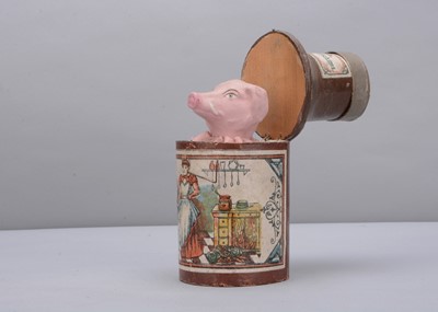 Lot 289 - A late 19th century German ‘American Corned Pork’ can Jack in the Box