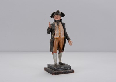 Lot 301 - A mid 19th century Rhöner papier-mâché and wood 18th century gentleman