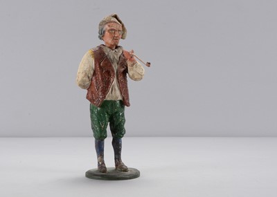 Lot 302 - A mid 19th century Thüringen smoking man nodder