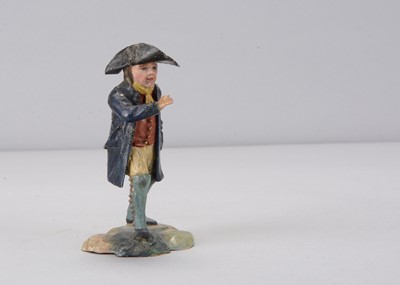 Lot 315 - A mid 19th century Rhöner carved wooden 18th century boy