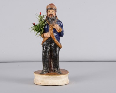 Lot 351 - A late 19th century German Father Christmas squeak toy